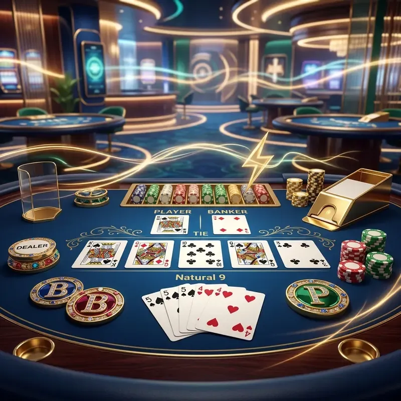 Baccarat online spēles noteikumi, demo, live