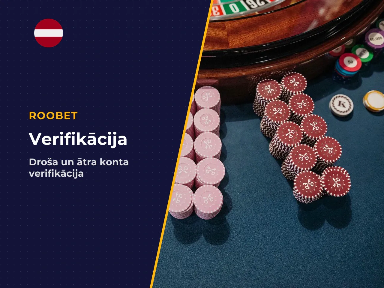 Konta verifikācija un pieejamības pārbaude. Lai