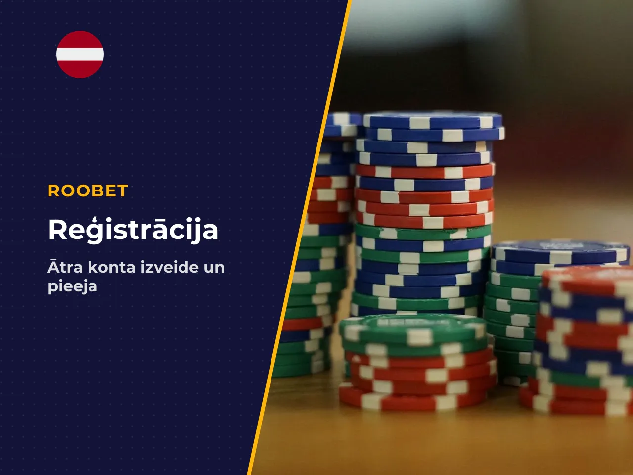 Roobet Sign Up konta reģistrācija, bonusi
