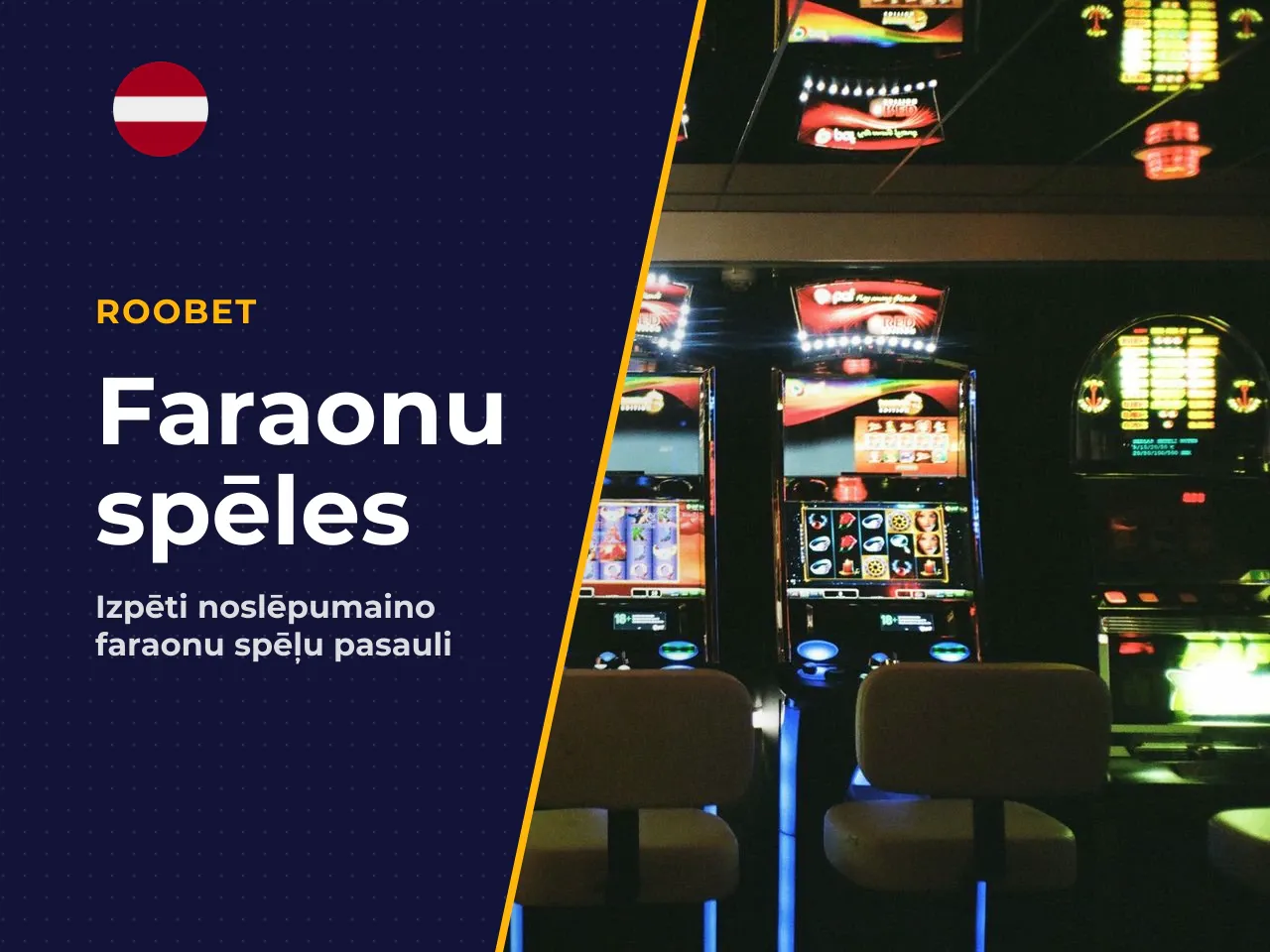 Pharaoh tematika, ruļļi un spēles interfeiss