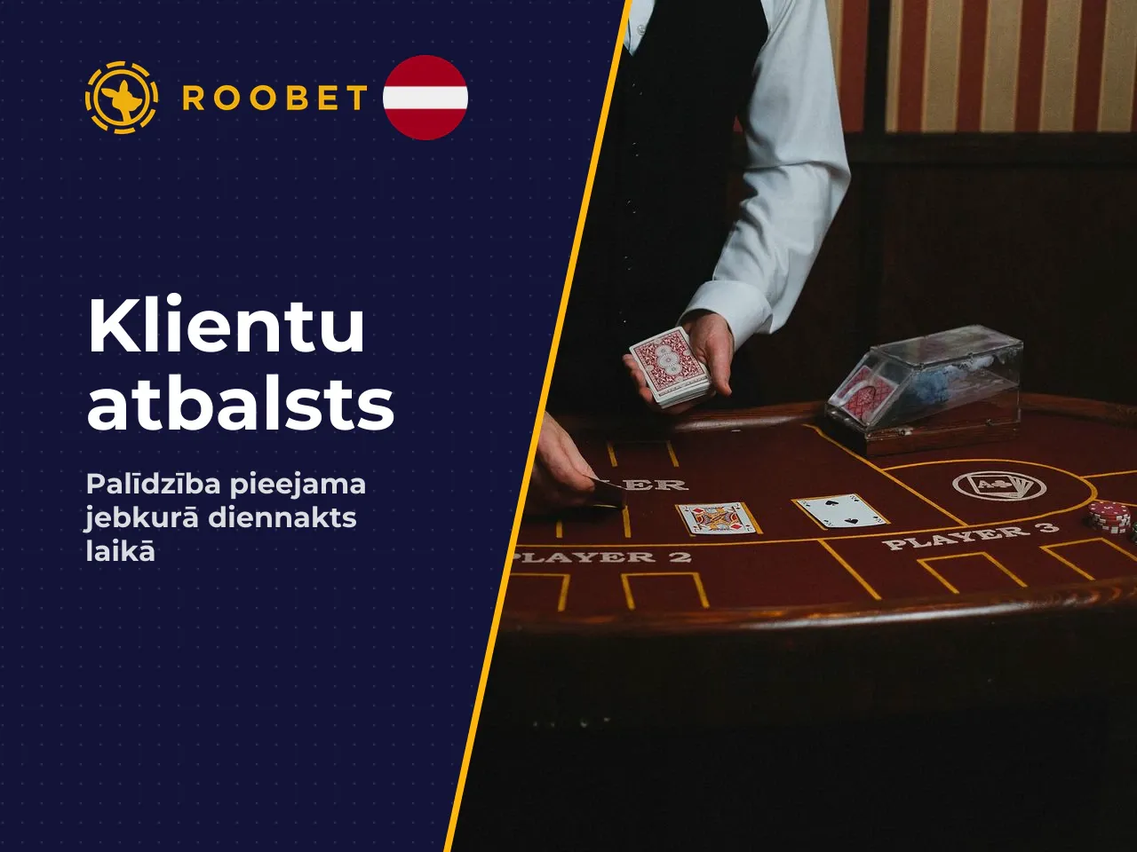 Kad vērsties customer support Roobet. Klientu