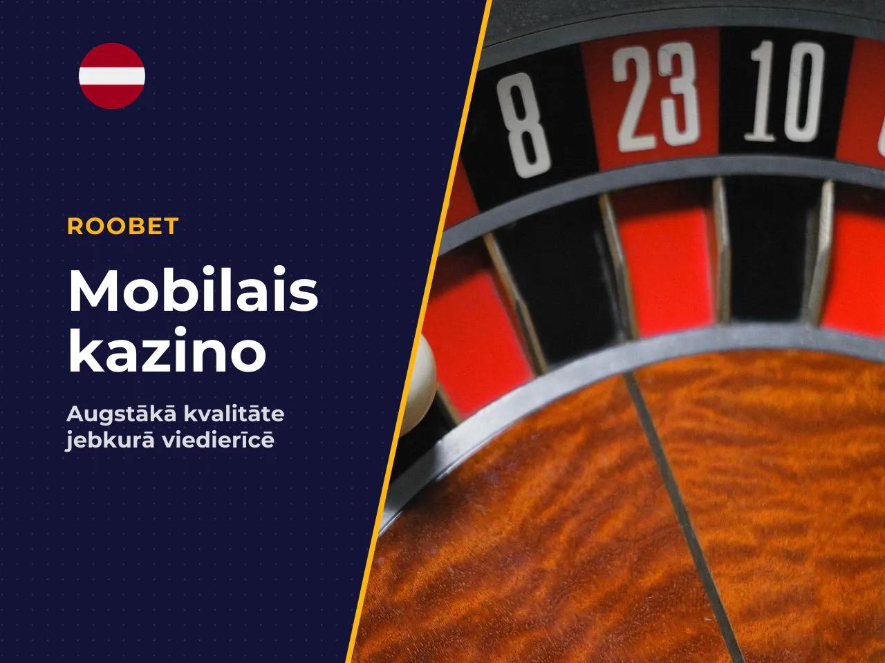 Spēles un live casino mobilajā versijā
