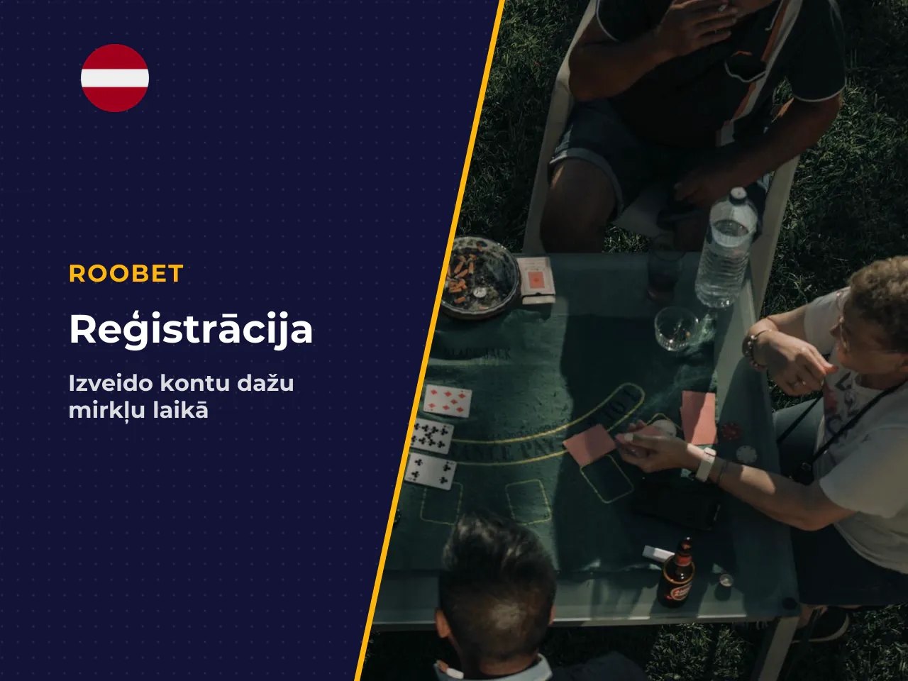 Kādi dati jānorāda, veicot Roobet reģistrāciju