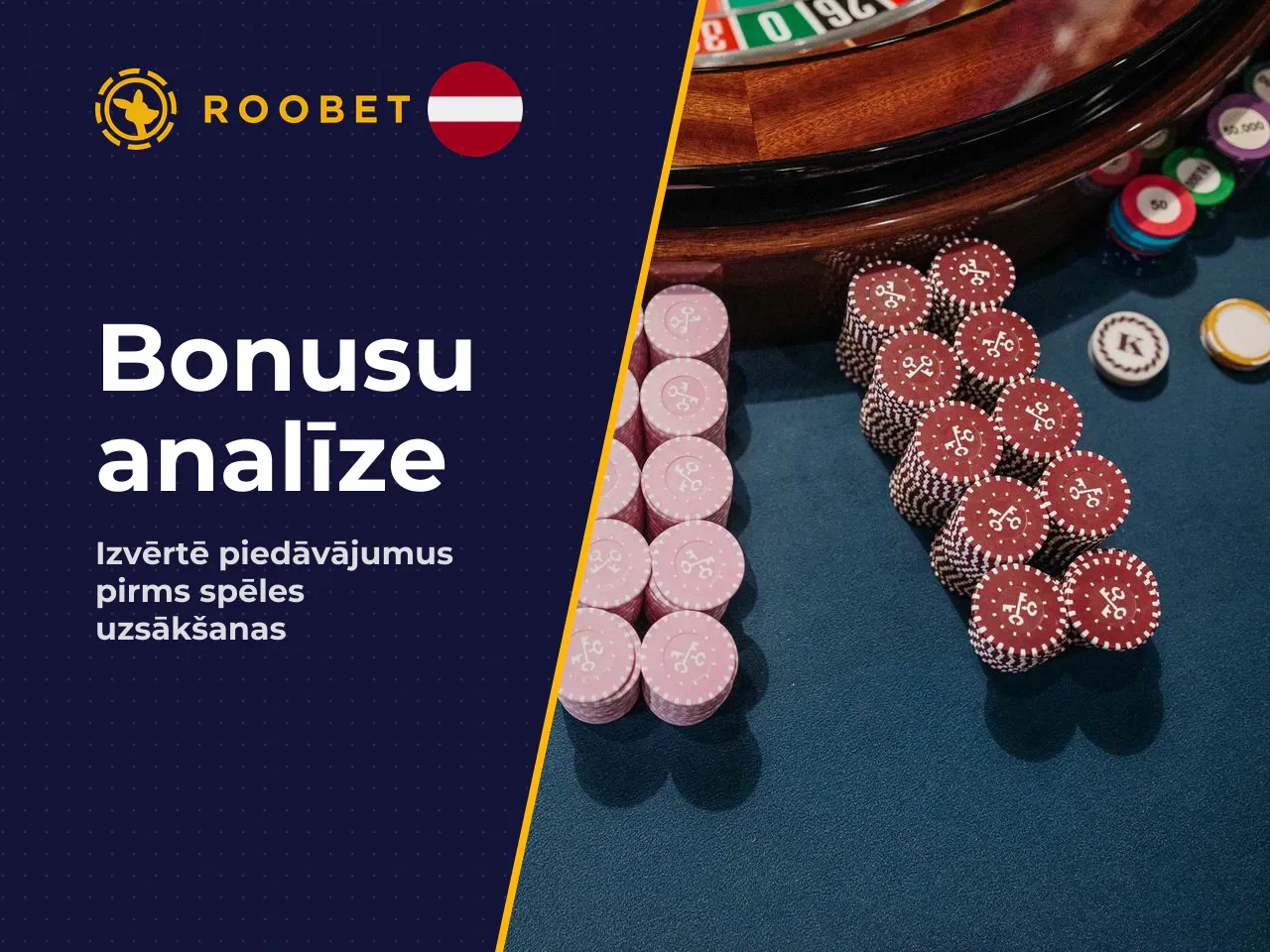 Kā salīdzināt Roobet piedāvājumu pirms spēles