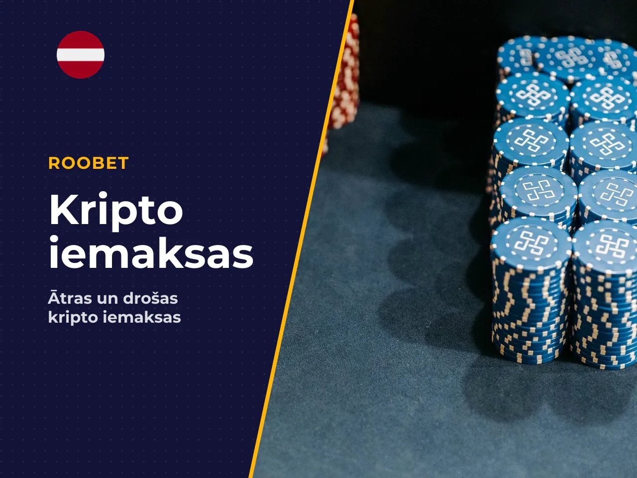 Cryptocurrency Roobet iemaksām. Kriptovalūtas veido Roobet