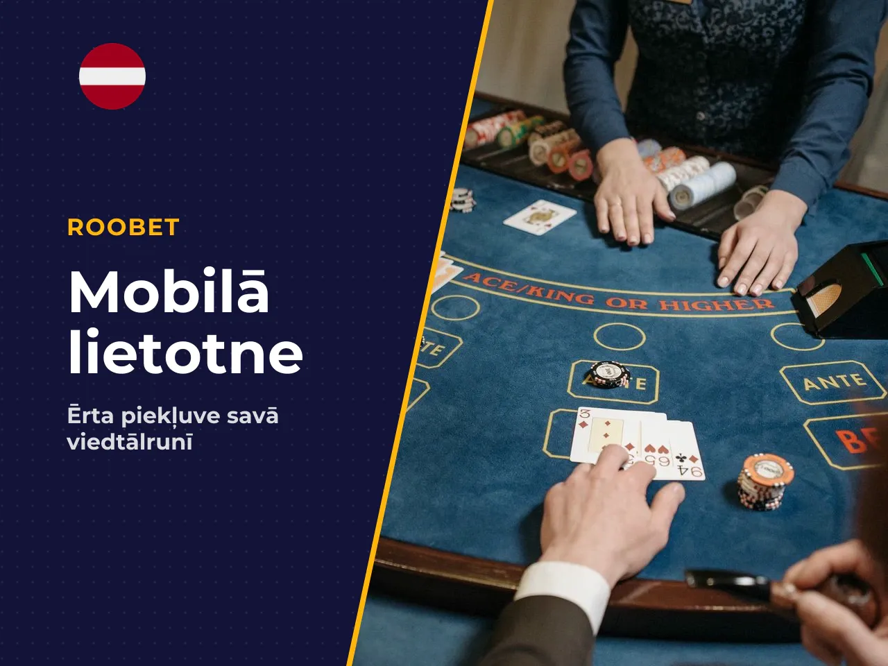 Roobet App Android ierīcēm piekļuve caur