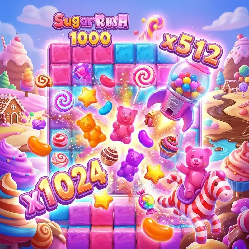 Sugar Rush 1000 demo spēļu automāta