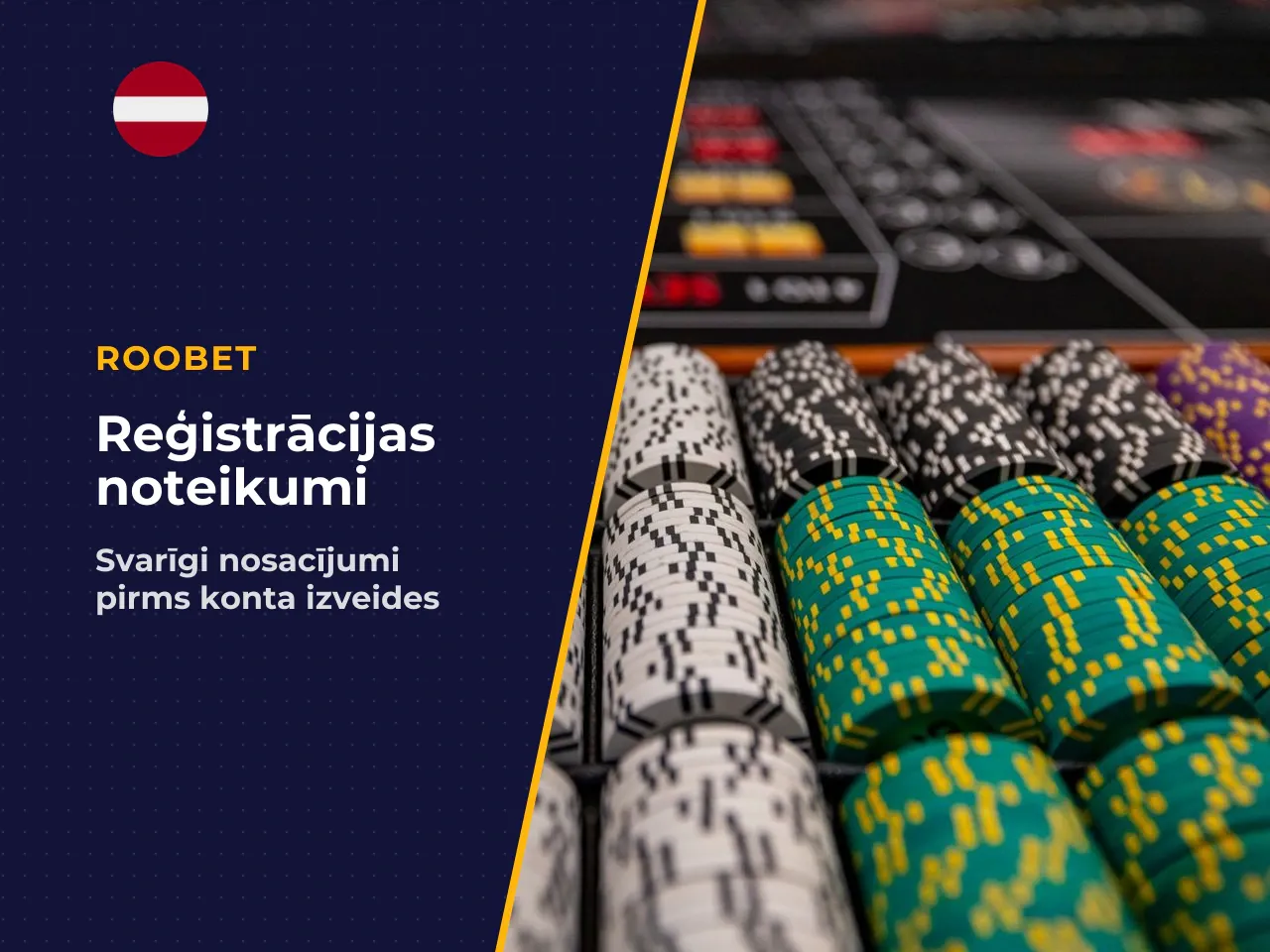 Kontrolsaraksts pirms reģistrācijas 1. Pārliecinies, ka
