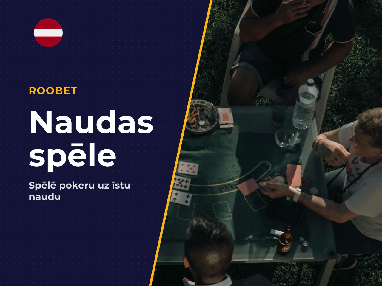 Poker ar real money ko nozīmē