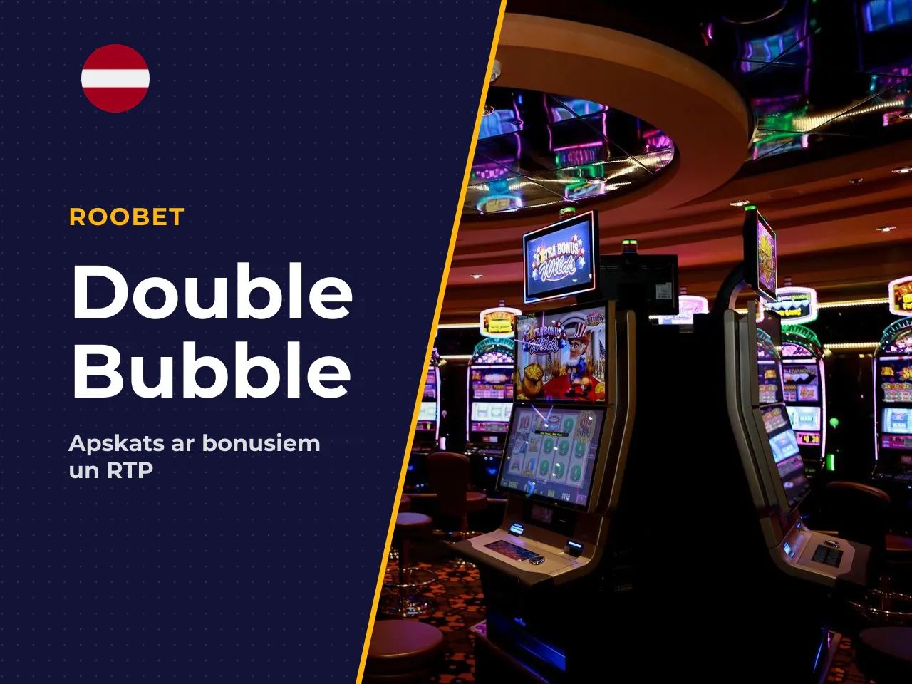Izstrādātājs Gamesys un Double Bubble slota