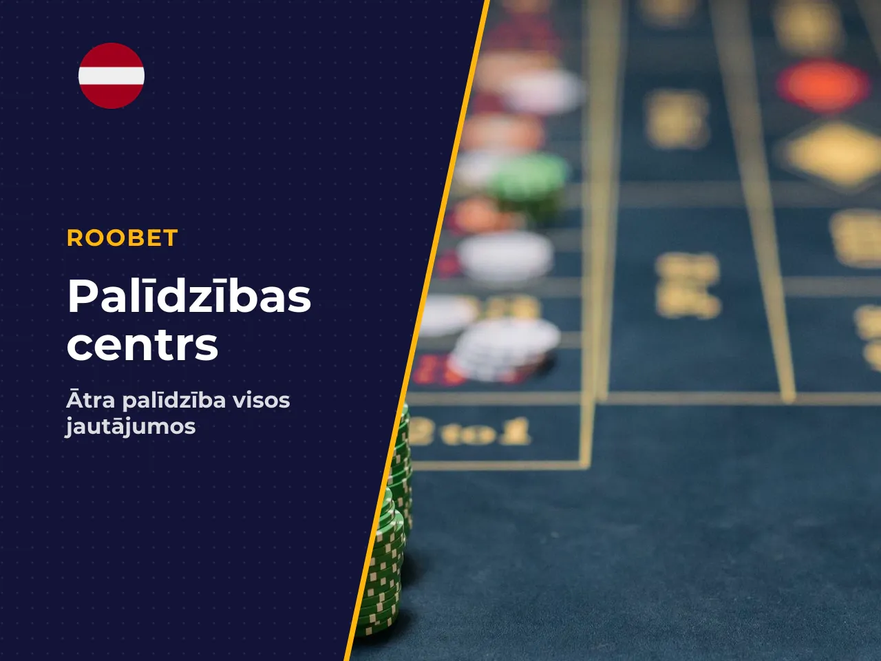 Atbildes meklēšana Roobet Help Center sadaļās