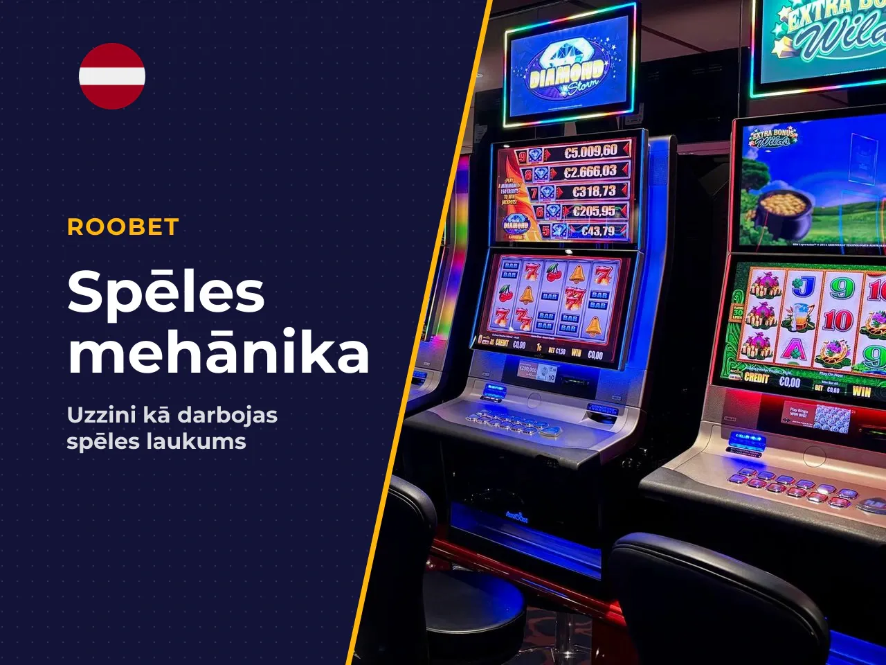Spēles laukums, spins un vadība. Spēles