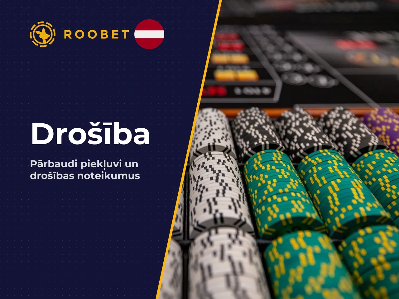 Vietnes Roobet un reģiona pārbaude pirms